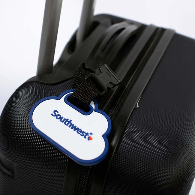 3D Rubber Luggage Tag