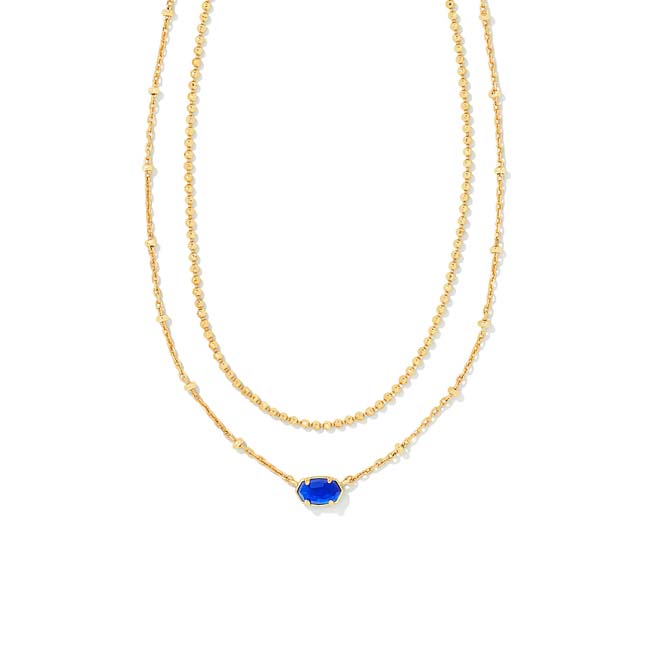 Cobalt Emilie Multi Strand Necklace