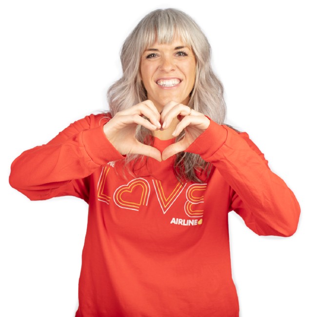The Love Airline Long Sleeve Tee