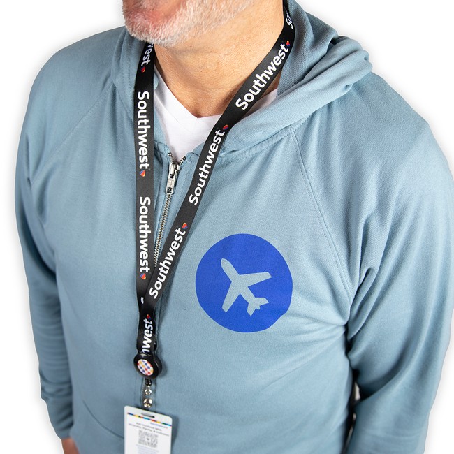 Lanyard with Checker Badge Reel