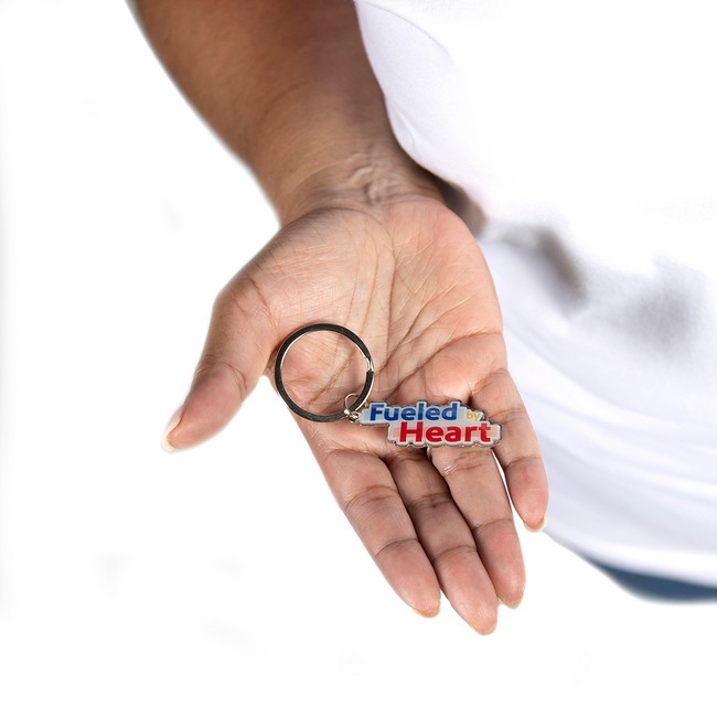 Fueled By Heart Keychain