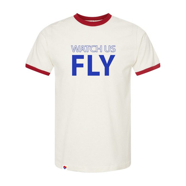 Watch Us Fly Ringer Tee
