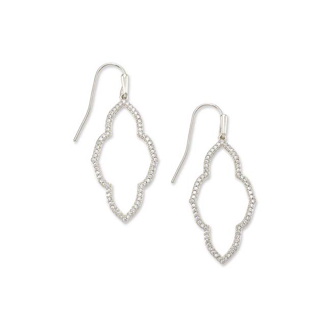 Abbie Rhodium Small Earring