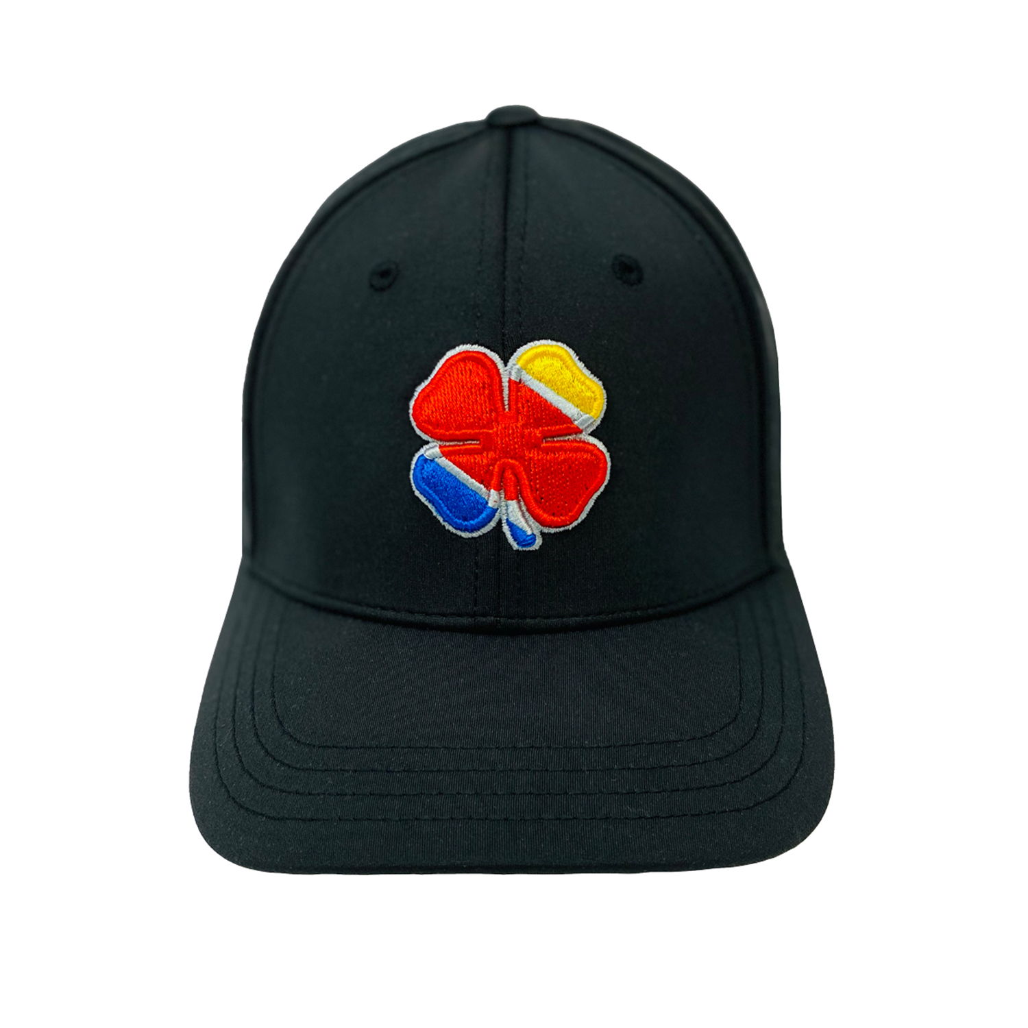 Live Lucky Black Clover Men's Clover 114 Golf Hat Black Clover