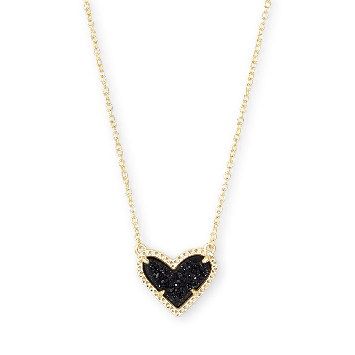 Ari Heart Gold Pendant Necklace