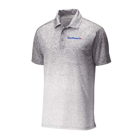 Athletic Grey Ombre Sport Polo