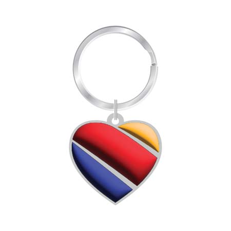 Heart Rubber Keychain