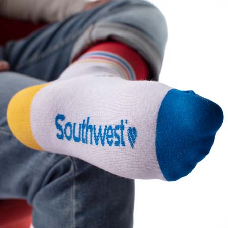 White Plane Socks