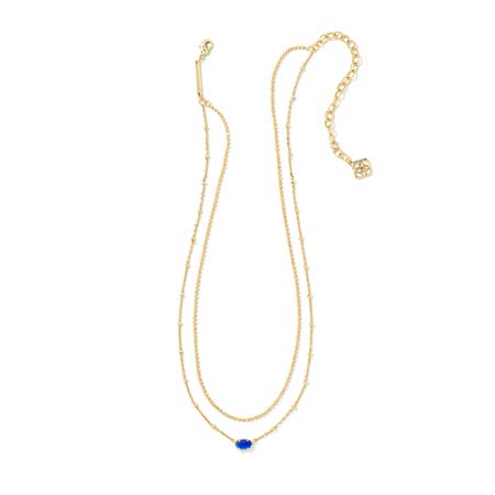 Cobalt Emilie Multi Strand Necklace