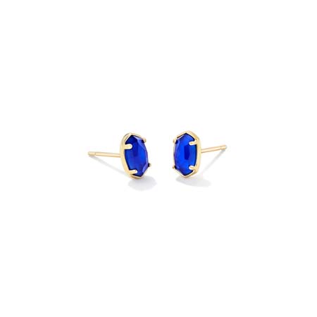 Cobalt Emilie Stud Earrings