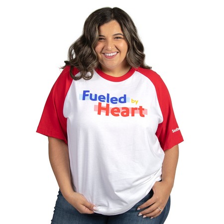Fueled by Heart Baseball Tee