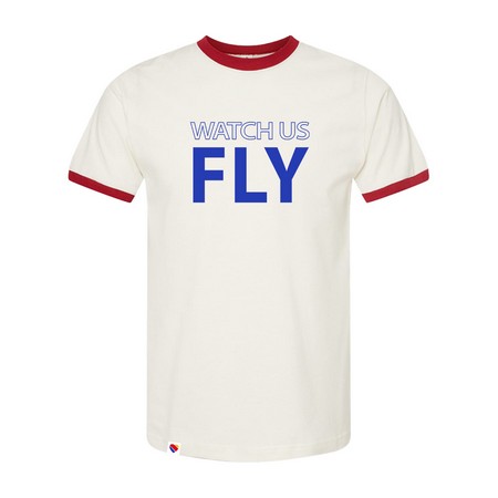 Watch Us Fly Ringer Tee