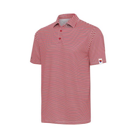 Red Stripe Polo