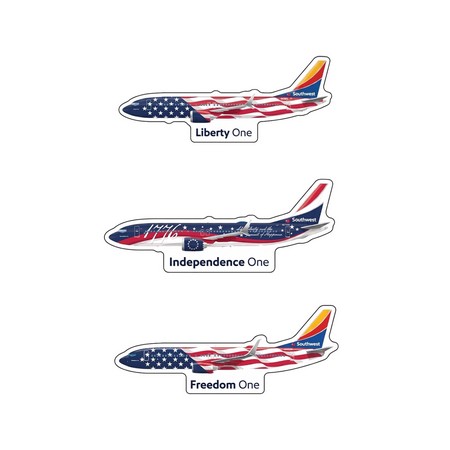 USA Livery Sticker - Pack of 3