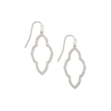 Abbie Rhodium Small Earring