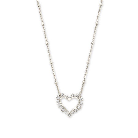 Ari Heart Crystal Pendant Necklace